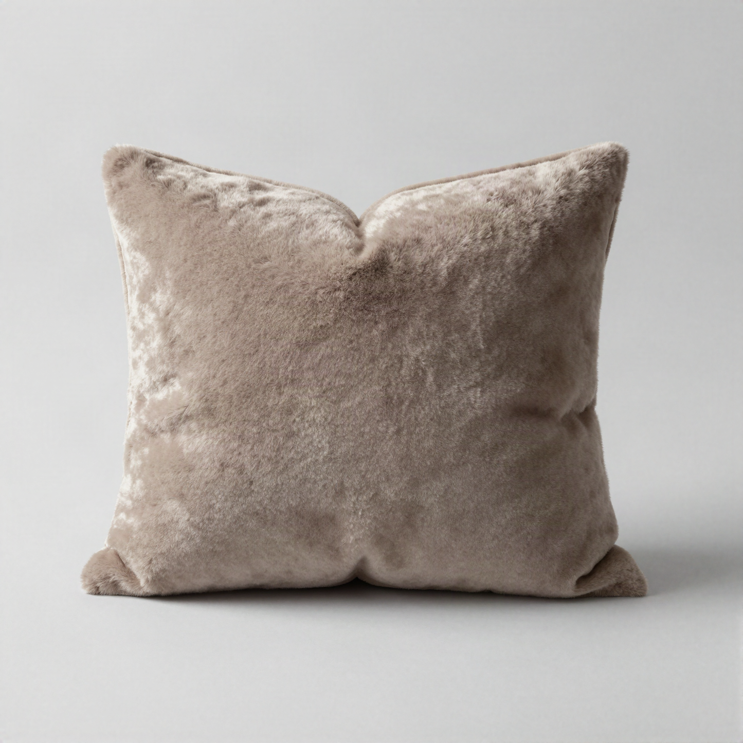 Faux Fur Accent Pillow