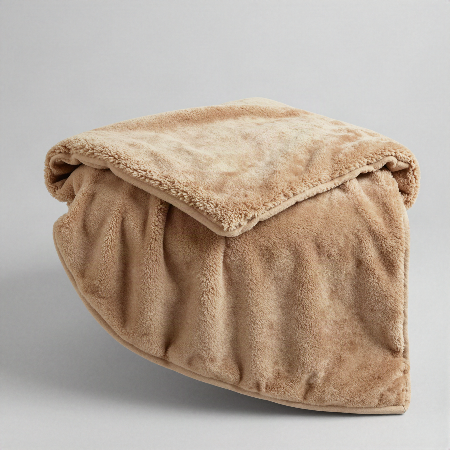 Reversible Sherpa Fleece Throw