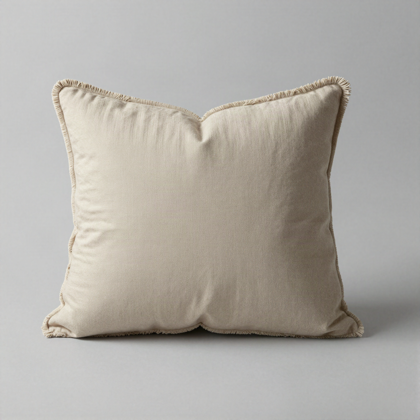 Fringed Cotton Cushion