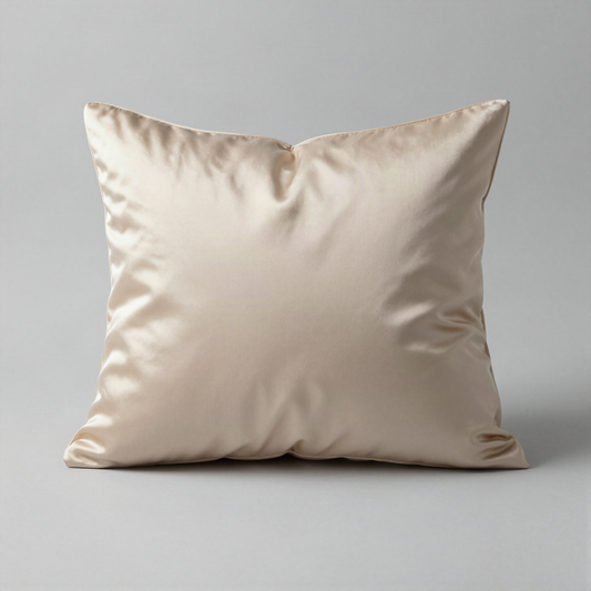 Pleated Satin Pillow