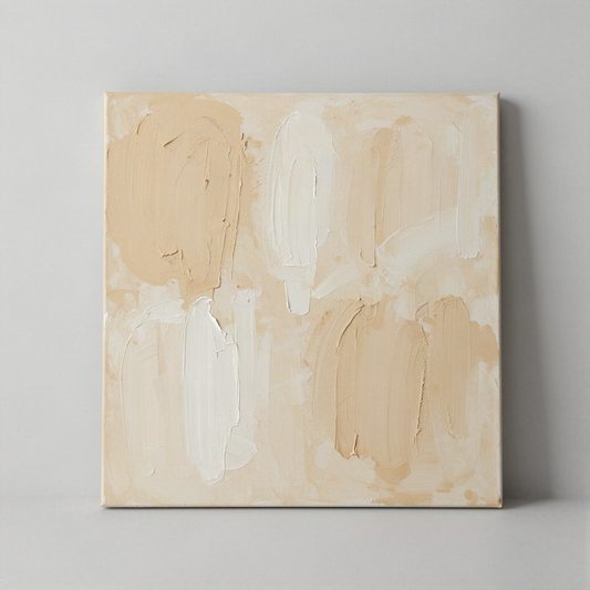 Hand-Painted Textured Art Panel