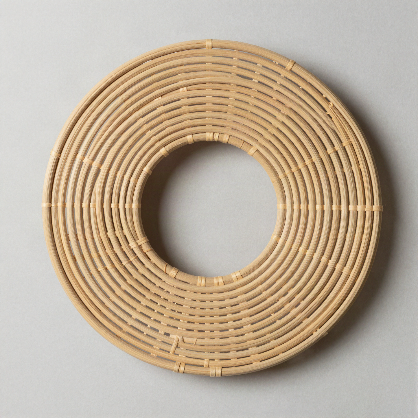 Round Rattan Wall Disc