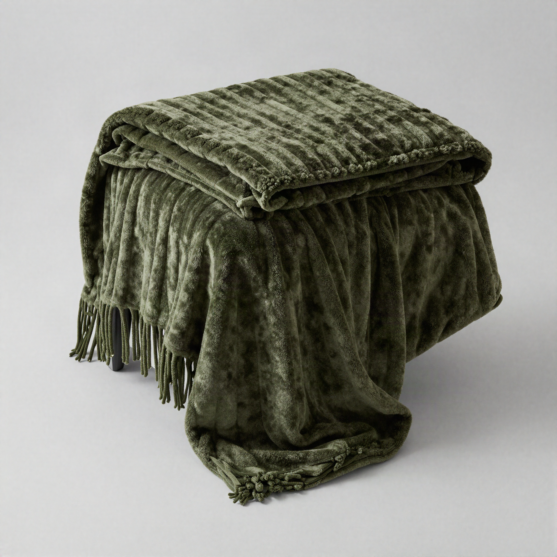 Ribbed Chenille Throw